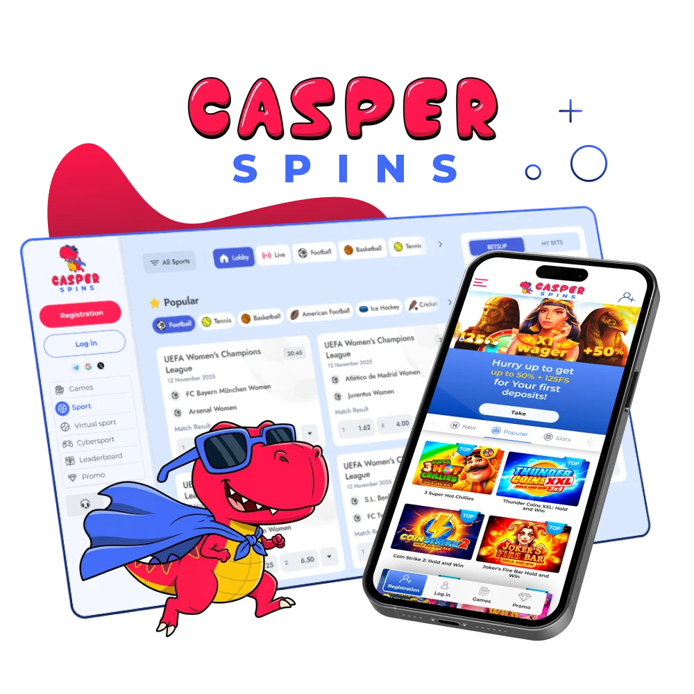 casper spins header